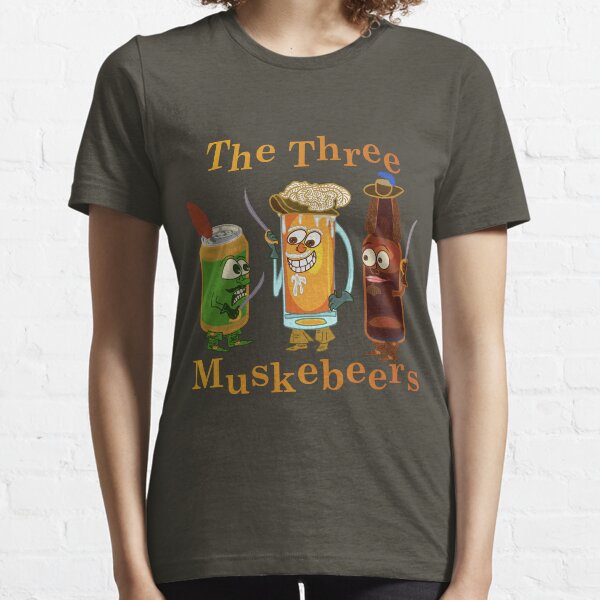 Funny Beer Pun Three Muskebeers Essential T-Shirt