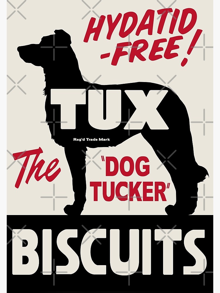 "Tux Dog Biscuits Poster 1960s" Poster by darianzam Redbubble