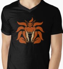 9 Tailed Shinobi Men's V-Neck T-Shirt