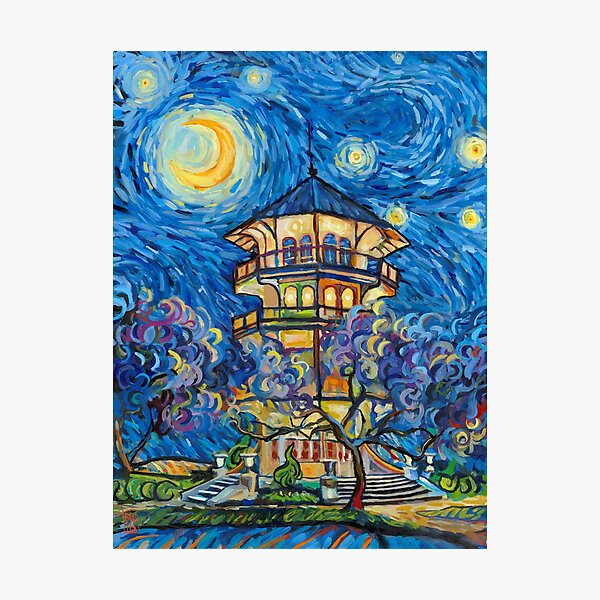 Item preview, Starry Pagoda designed and sold by nightowlgallery.