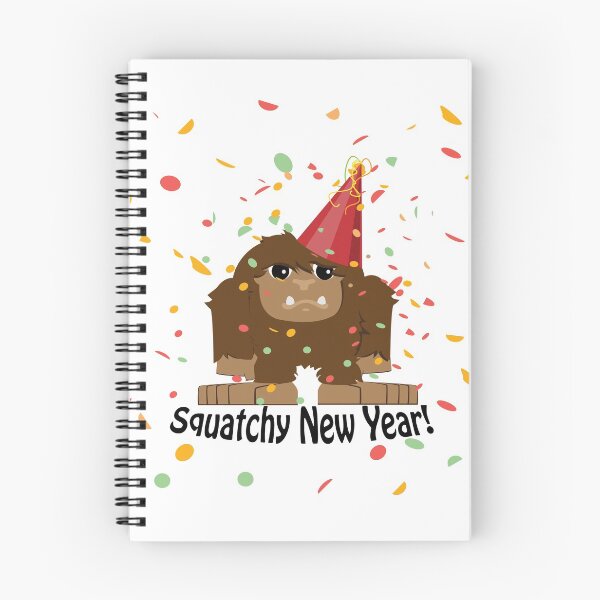 Item preview, Squatchy New Year designed and sold by Hedgie Designs.