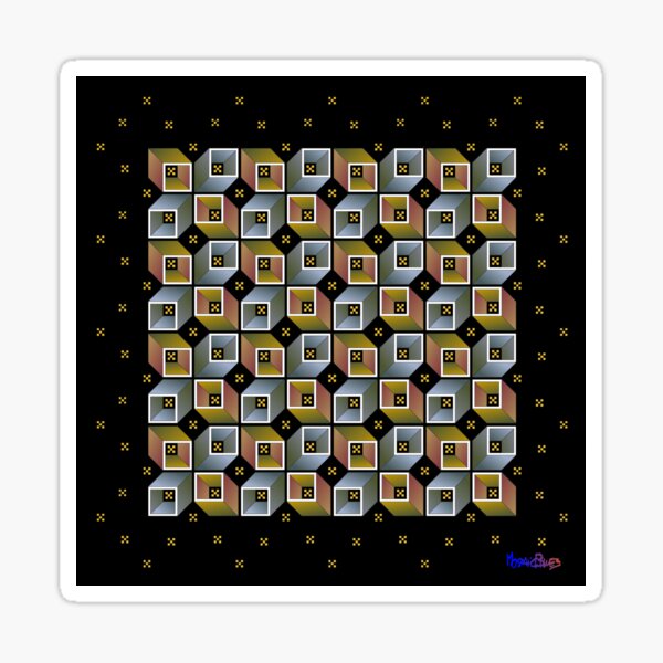 Rez Romaine Floor mosaic. Sticker