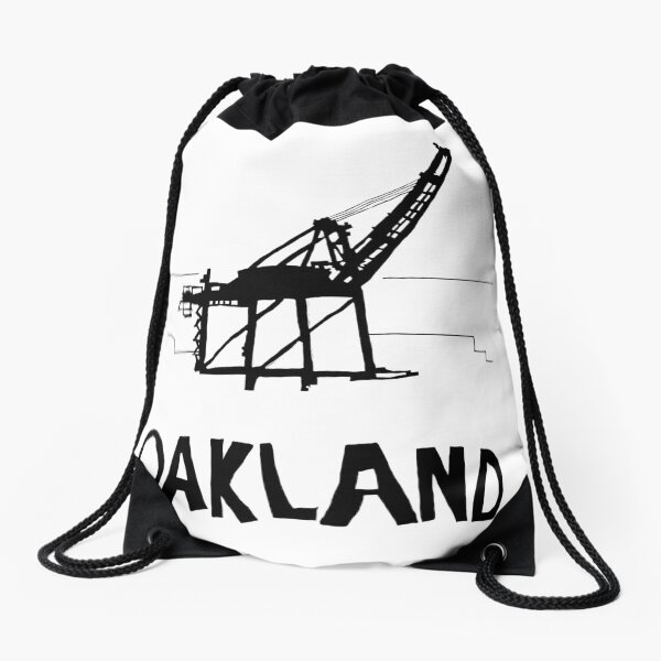 Oakland California Drawstring Bag