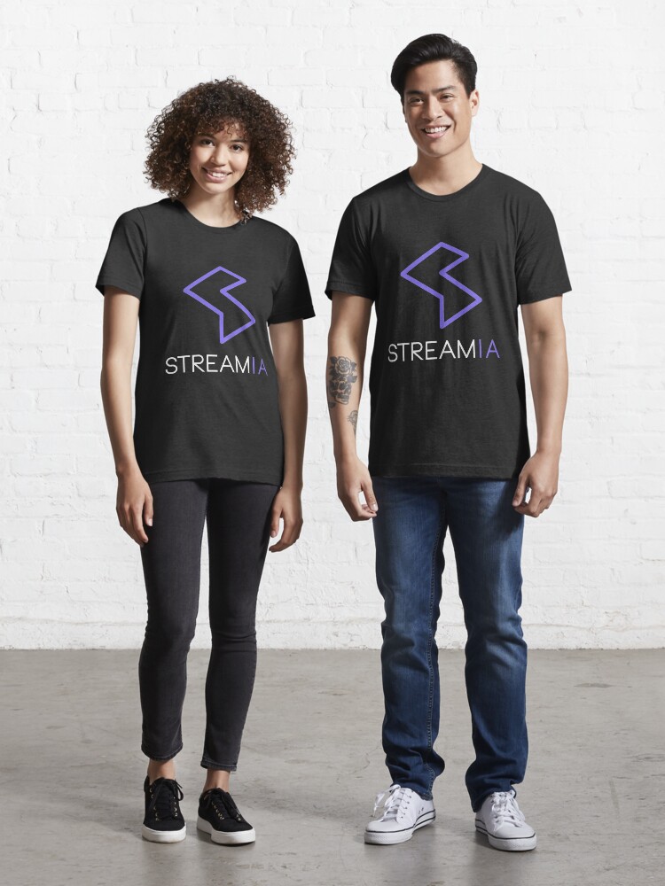 Thumbnail 1 of 7, Essential T-Shirt, Streamia Logo designed and sold by Streamia Finland.