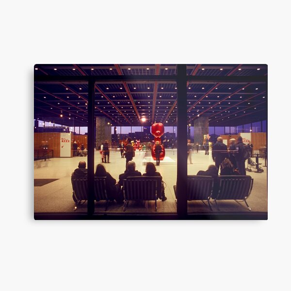 Neue Nationalgalerie, Berlin 2009 Metal Print