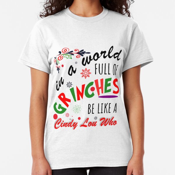 cindy lou who t shirt