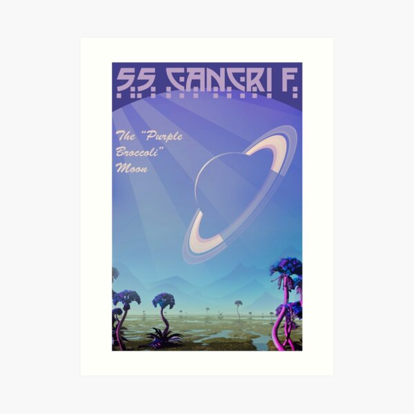 Space Travel Poster 55 Cancri F Art Print