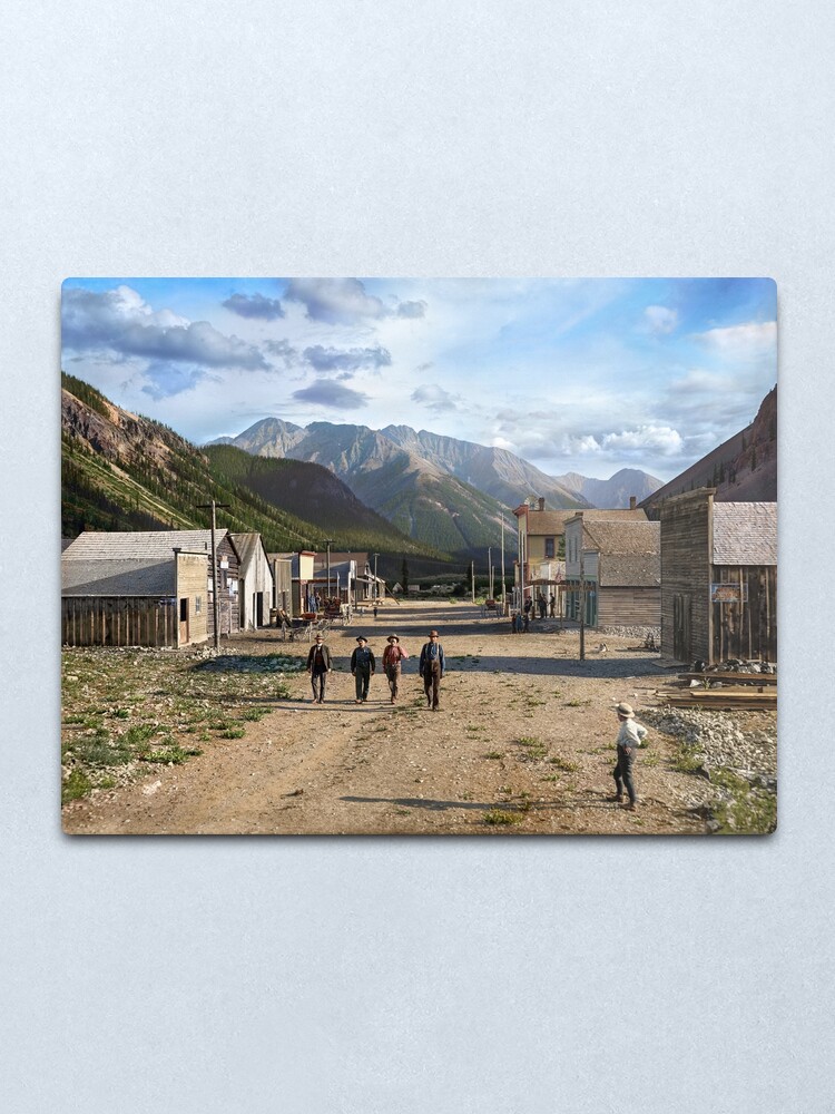 Alternate view of Eureka, Colorado ca 1900 Metal Print