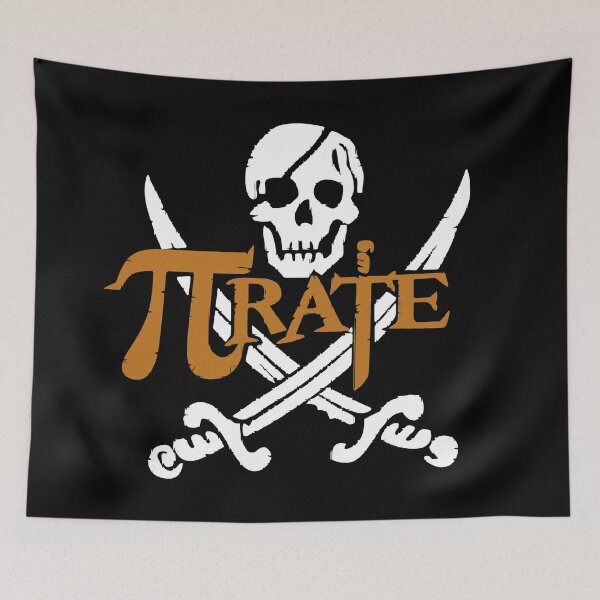 Aperçu de l'œuvre Pi Pirate créée et vendue par GoneWave.