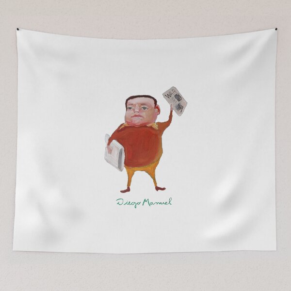 Item preview, newspaper seller, people from the neighborhood designed and sold by Diego Manuel Rodriguez.