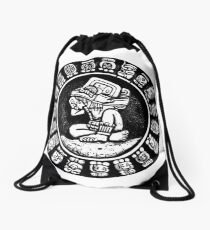 Calendar Mayan Drawstring Bag