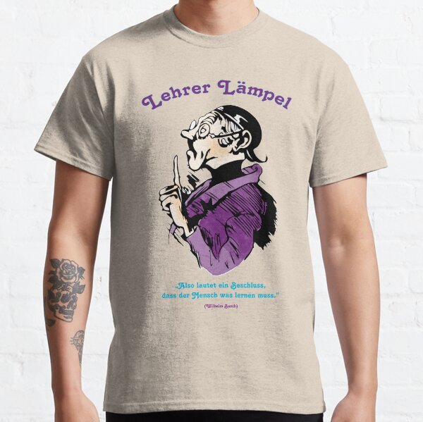 Lehrer Lämpel Max und Moritz Classic T-Shirt