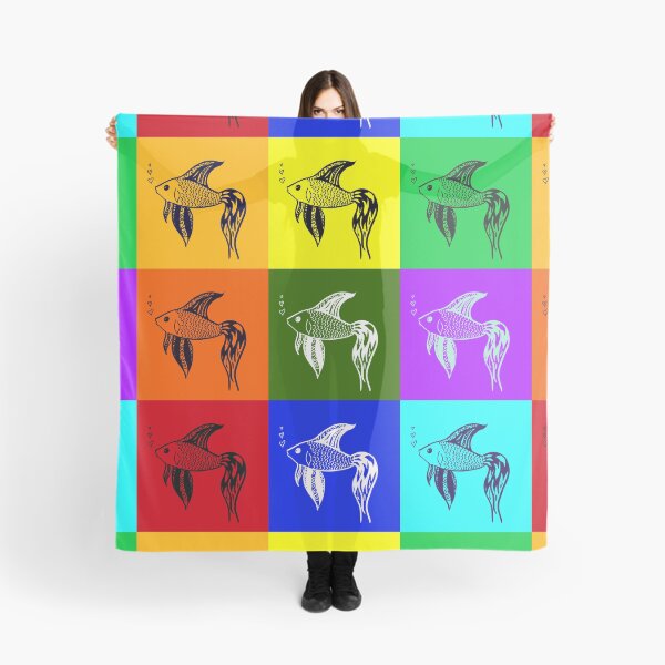 Item preview, Peces luchadores siameses, peces beta, peces luchadores, peces arco iris designed and sold by cathyartist.