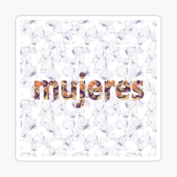 Mujeres (versión light) Pegatina