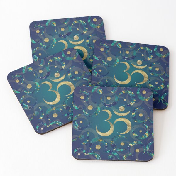 Item preview, Geometric Om Symbol Gold and Marble designed and sold by Nartissima.