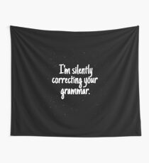 Tela decorativa Estoy corrigiendo tu gramática en silencio