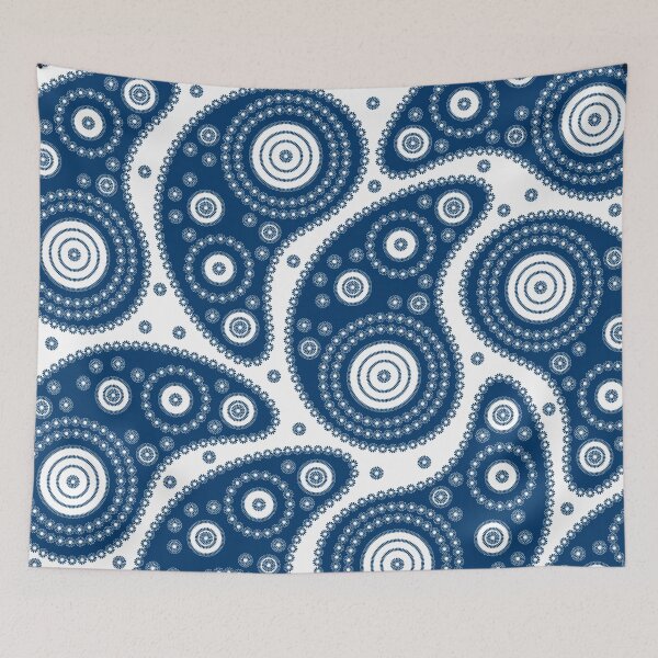 Item preview, Blue Paisley Pattern designed and sold by illustrateme.