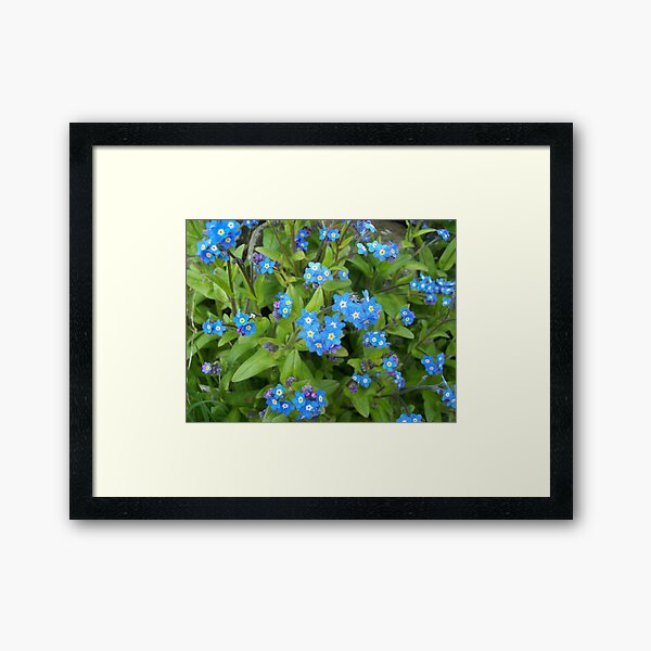 Item preview, blue flowers designed and sold by Dani Hughes.