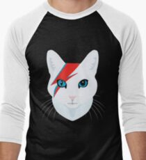 Cat Bowie Baseball ¾ Sleeve T-Shirt