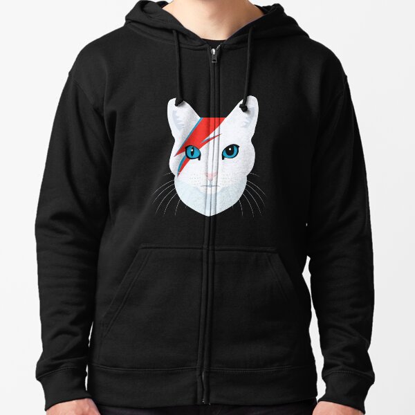 Cat Bowie Zipped Hoodie