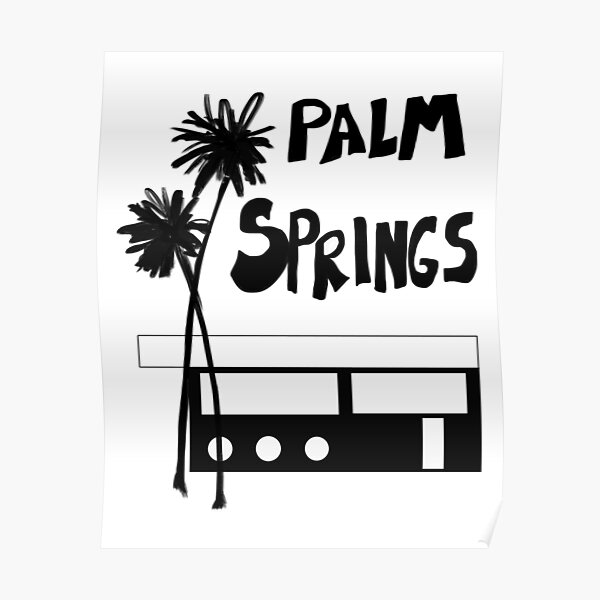 Palm Springs Vacation Travel Poster