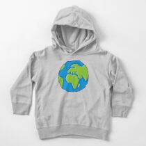 Earth Globe Icon Toddler Pullover Hoodie