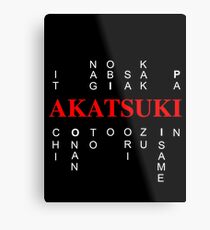 Akatsuki Naruto edition Metal Print