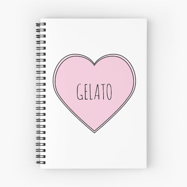 Item preview, I Love Gelato Heart designed and sold by teesaurus.