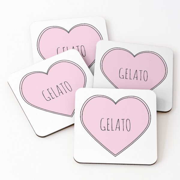 Item preview, I Love Gelato Heart designed and sold by teesaurus.