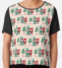 Cristmas joy Chiffon Top