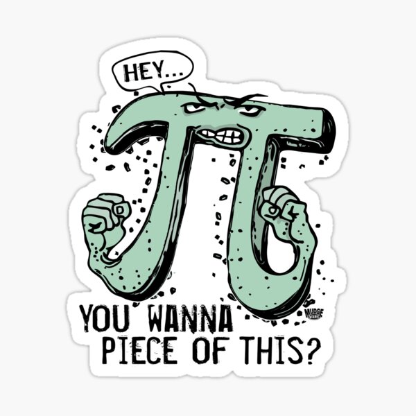 Item preview, Wanna Piece of This Pi Symbol designed and sold by MudgeStudios.