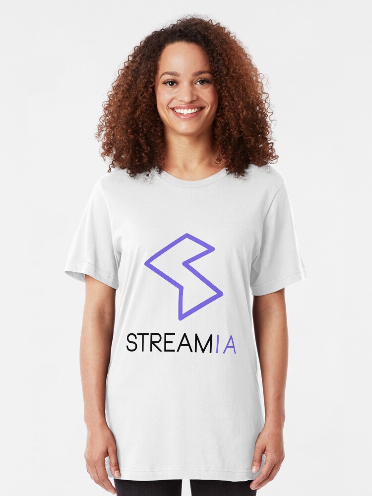 Alternate view of Streamia Logo Alt. Slim Fit T-Shirt