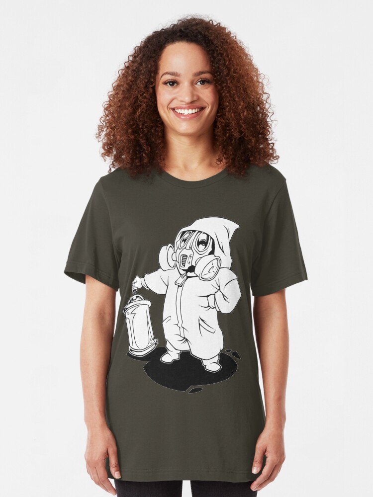 Alternate view of Can, Mask & Overall Slim Fit T-Shirt
