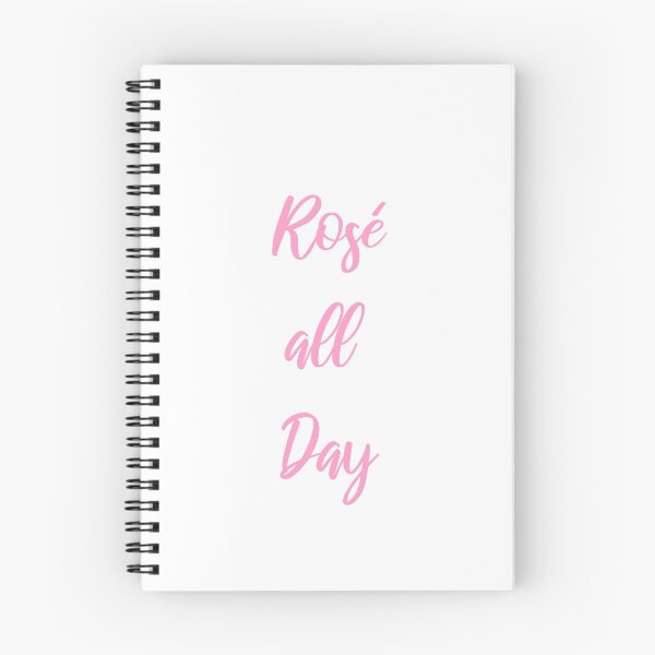 Item preview, Rosé All Day - Pink and White designed and sold by jpjournals.
