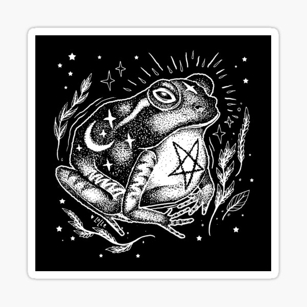 BLACK TOAD Sticker