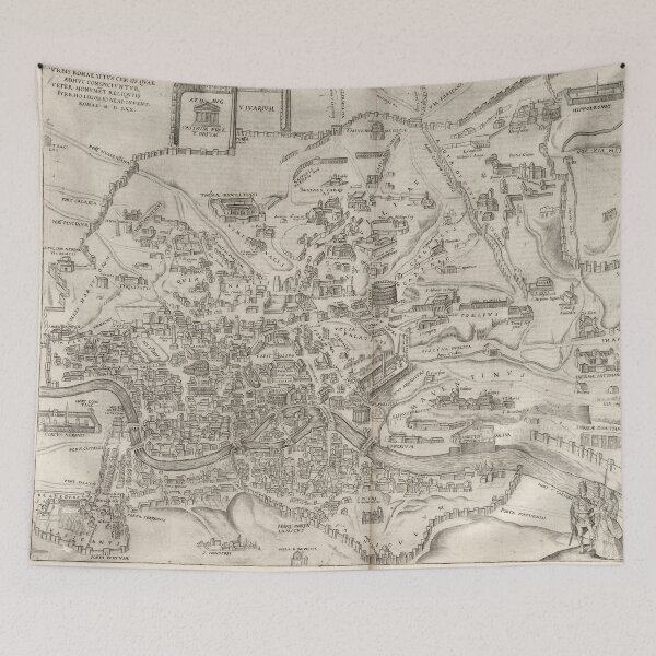 Item preview, Vintage Pictorial Map of Rome Italy (1575) designed and sold by BravuraMedia.
