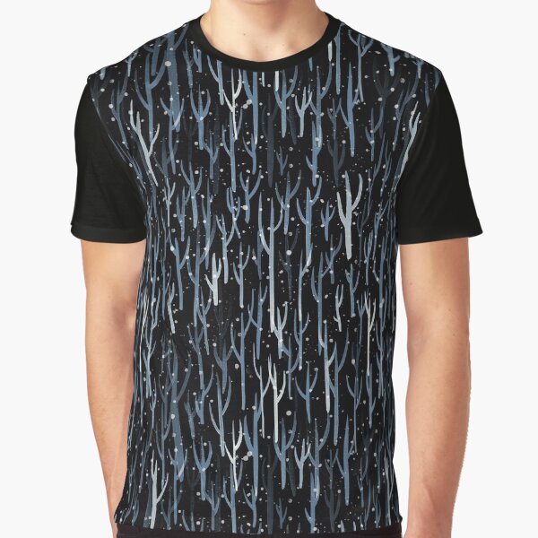 Stopping By Woods On a Snowy Evening Graphic T-Shirt