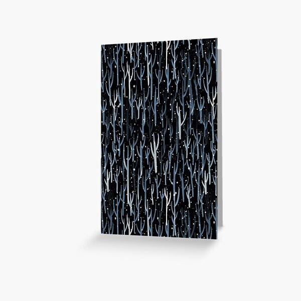 Stopping By Woods On a Snowy Evening Greeting Card