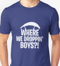 Go All Out Youth Where We Droppin' Boys T-Shirt Unisex T-Shirt
