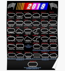 Schedule Nascar Cup Series 2019 Poster