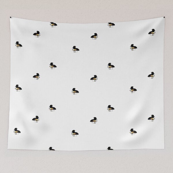 Item preview, Stylized tufted duck designed and sold by derbyshireduck.