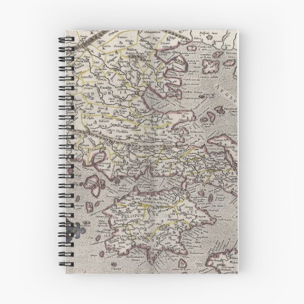 Item preview, Vintage Map of Greece (1618) designed and sold by BravuraMedia.