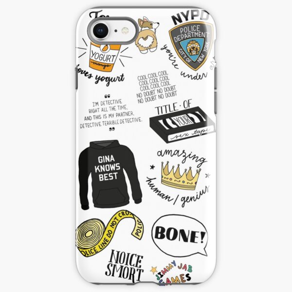 Brooklyn Nine Nine TV Show Art iPhone Tough Case