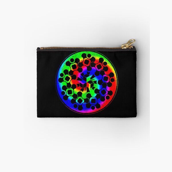 Item preview, Psychedelic Rainbow Mandala or Kaleidoscope in Sixties Hippie Flower Power Colors designed and sold by FELSENSTEIN.