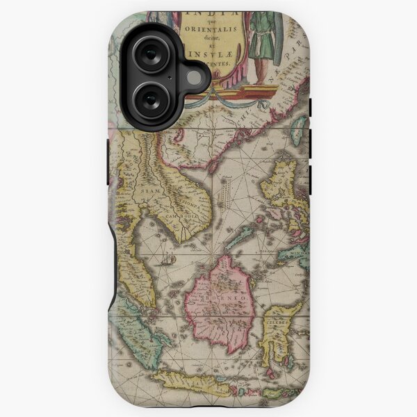 Item preview, Vintage Map of Indonesia (1665) designed and sold by BravuraMedia.