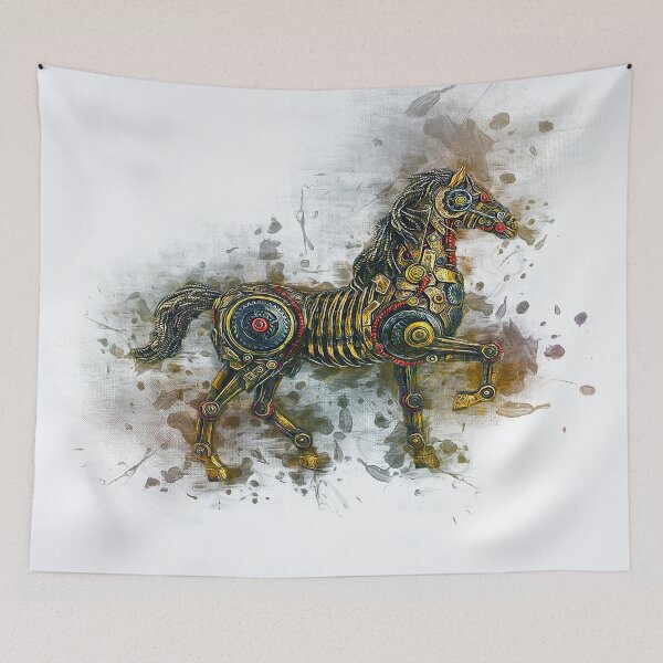 Item preview, Caballo de steampunk designed and sold by MitchellAK.