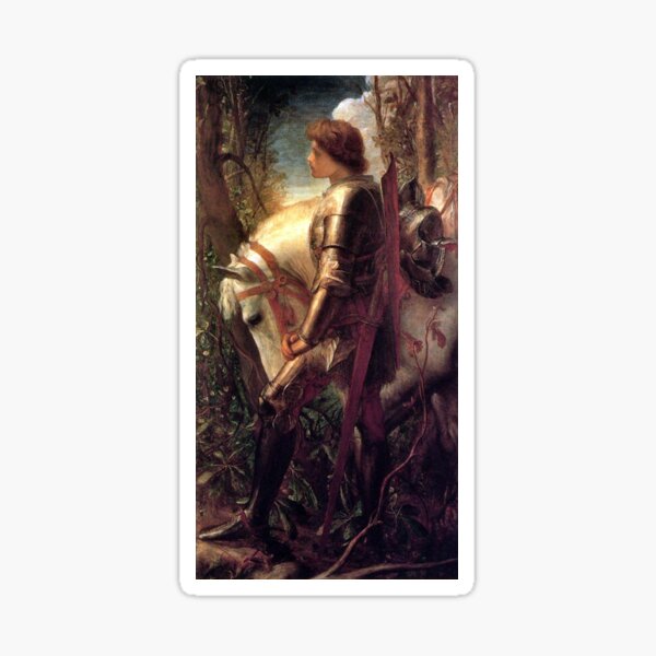 Item preview, Sir Galahad - George Frederic Watts designed and sold by forgottenbeauty.