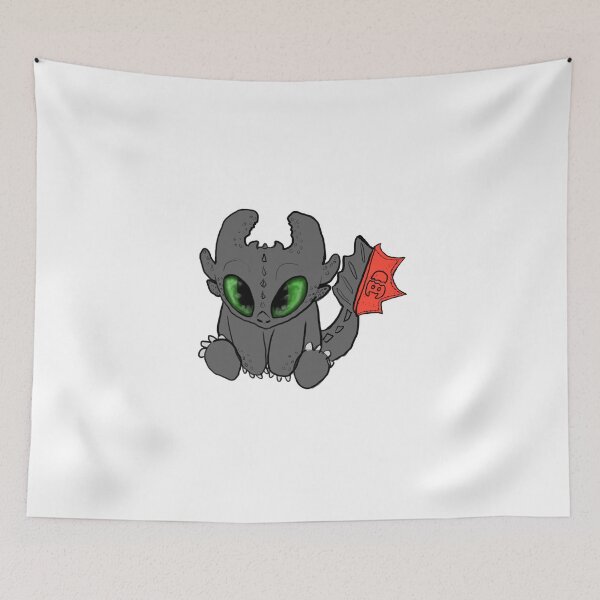 Item preview, Toothless chibi (version 2) designed and sold by Angie Draws.