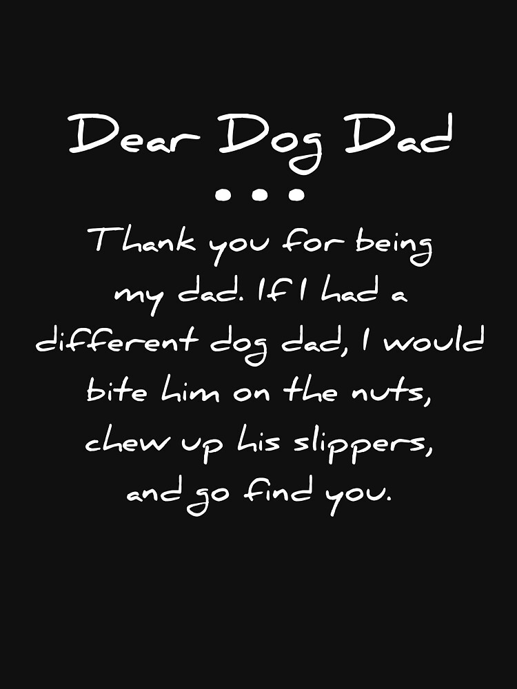 Dear sales dog dad