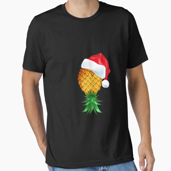 Santa Hat Swinger Upside Down Pineapple Essential T-Shirt